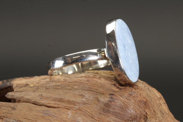 Owyhee Blue Opal Ring Size 8