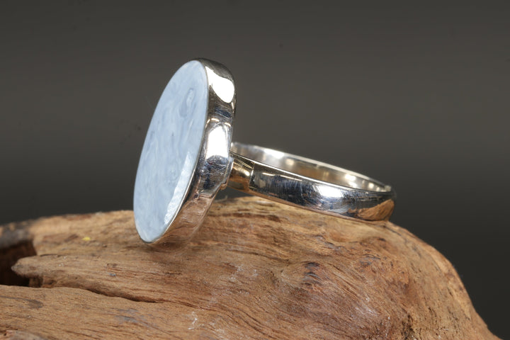 Owyhee Blue Opal Ring Size 8