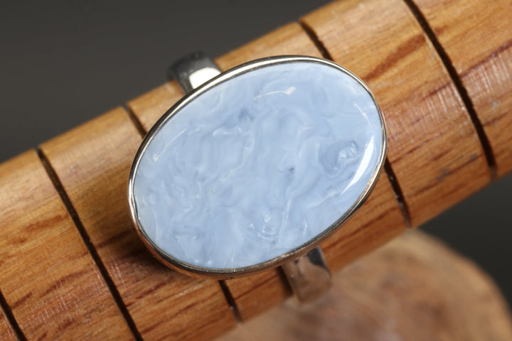 Owyhee Blue Opal Ring Size 8