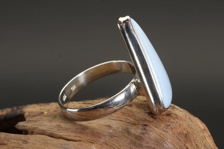 Owyhee Blue Opal Ring Size 8