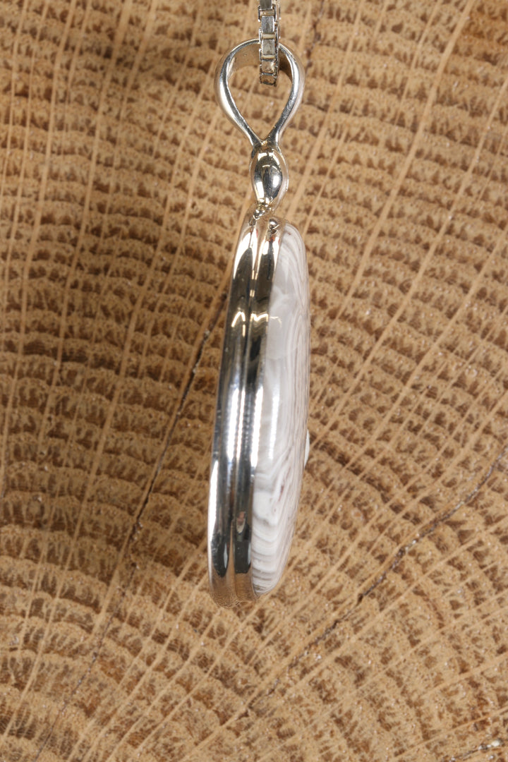Crazy Lace Agate Pendant