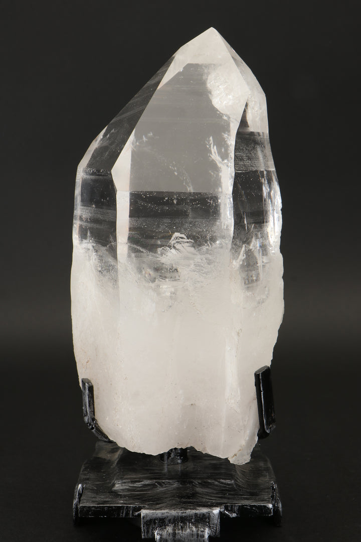7" Lemurian Crystal on Spinning Display Stand