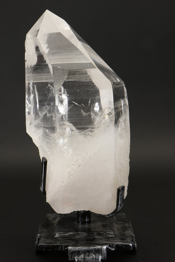 7" Lemurian Crystal on Spinning Display Stand