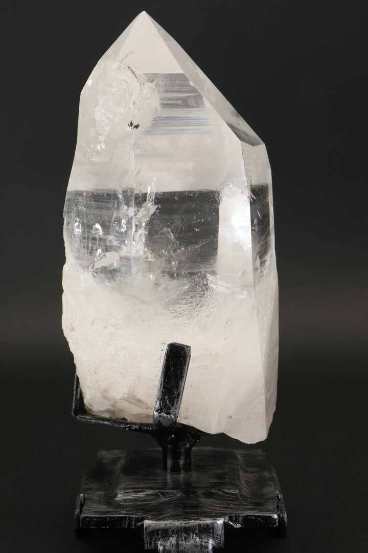 7" Lemurian Crystal on Spinning Display Stand