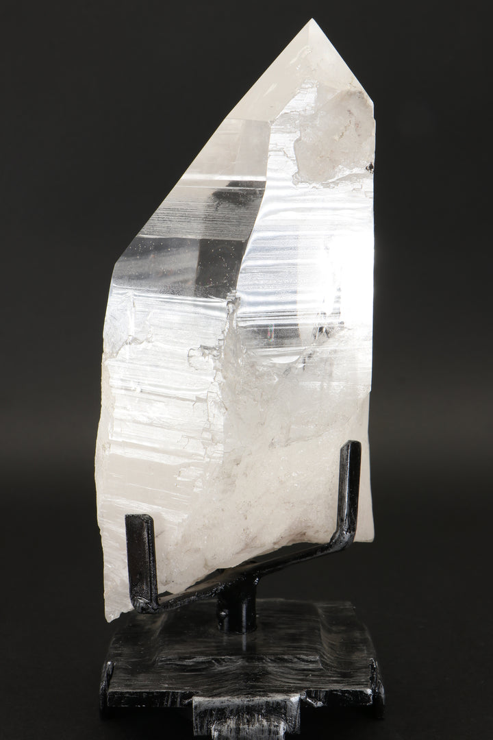 7" Lemurian Crystal on Spinning Display Stand