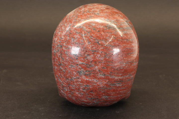 Red Jasper Skull Carving TD3987
