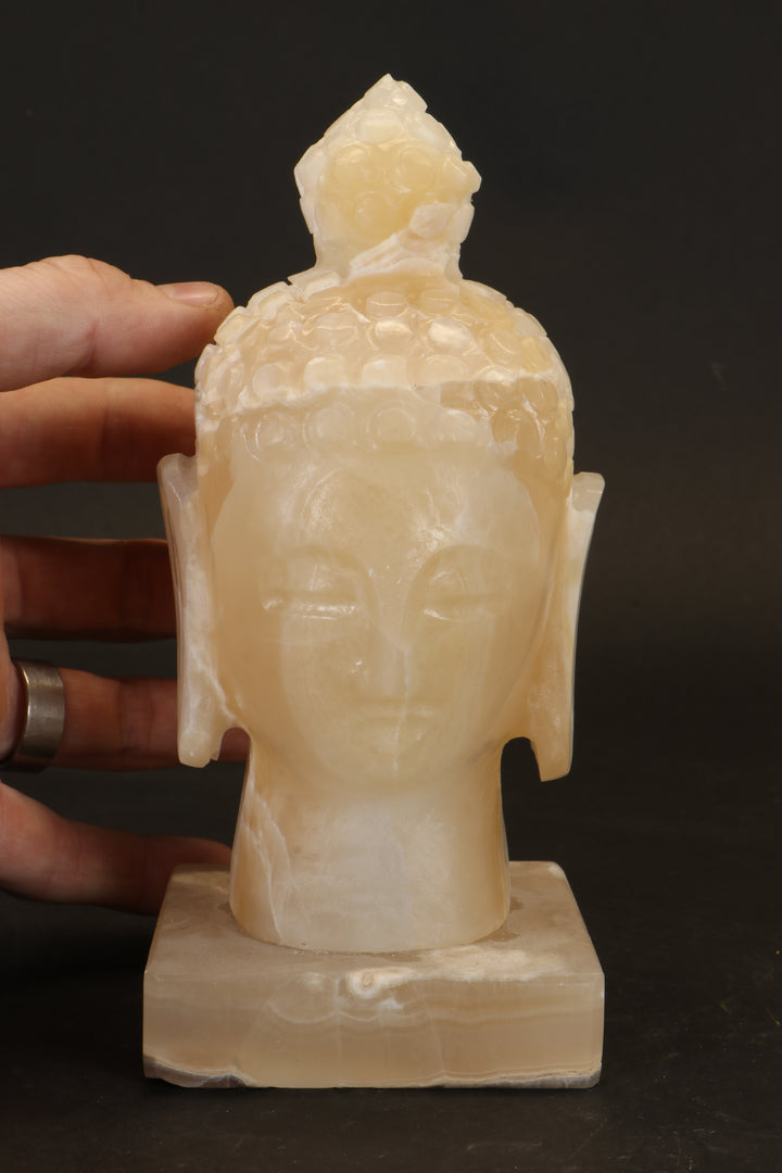 Onyx Buddha Head Lamp TD783