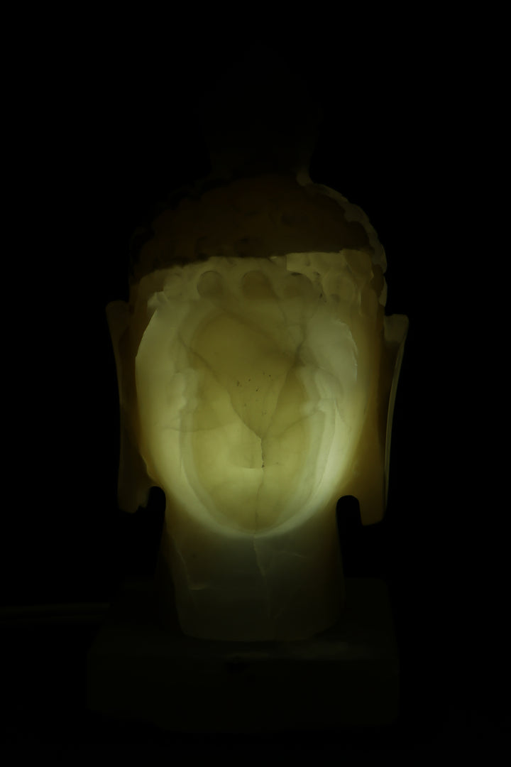 Onyx Buddha Head Lamp TD783