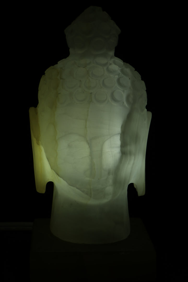 Onyx Buddha Head Lamp TD784