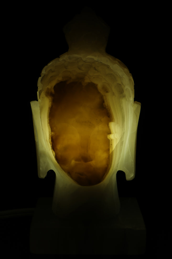 Onyx Buddha Head Lamp TD785