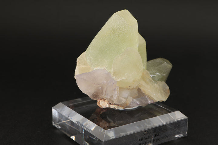 Green Calcite Specimen on Acrylic Base TF1407