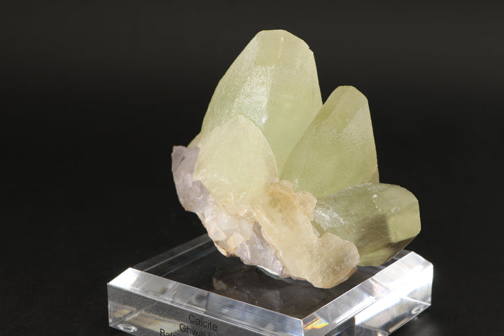 Green Calcite Specimen on Acrylic Base TF1407