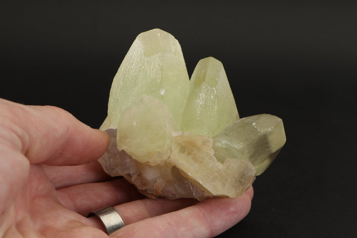 Green Calcite Specimen on Acrylic Base TF1407