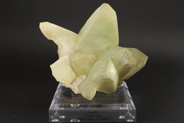 Green Calcite Specimen on Acrylic Base TF1408