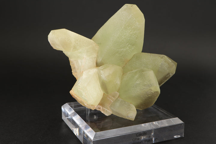 Green Calcite Specimen on Acrylic Base TF1408