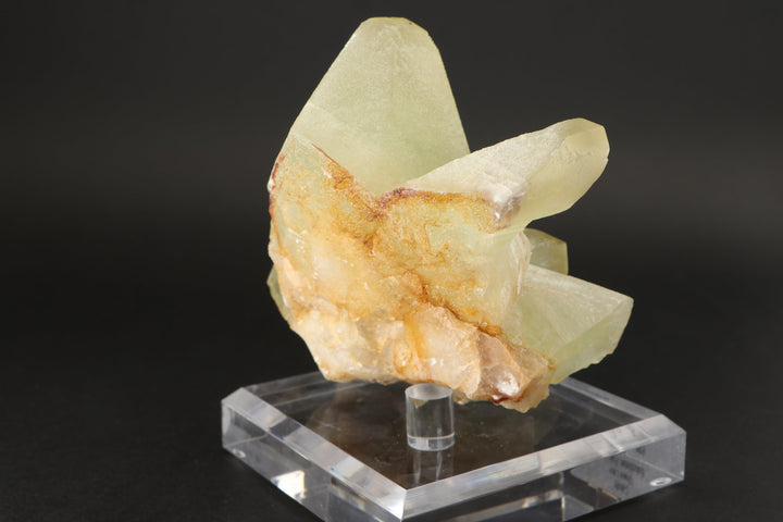 Green Calcite Specimen on Acrylic Base TF1408