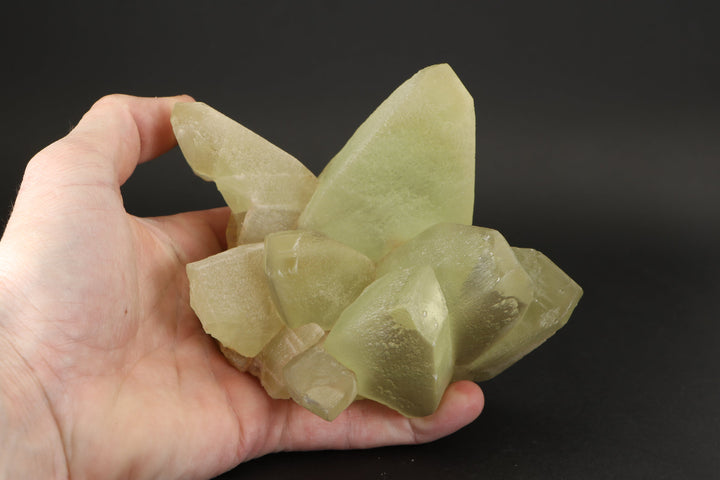 Green Calcite Specimen on Acrylic Base TF1408