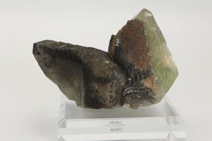 Green Calcite Specimen on Acrylic Base TF1412