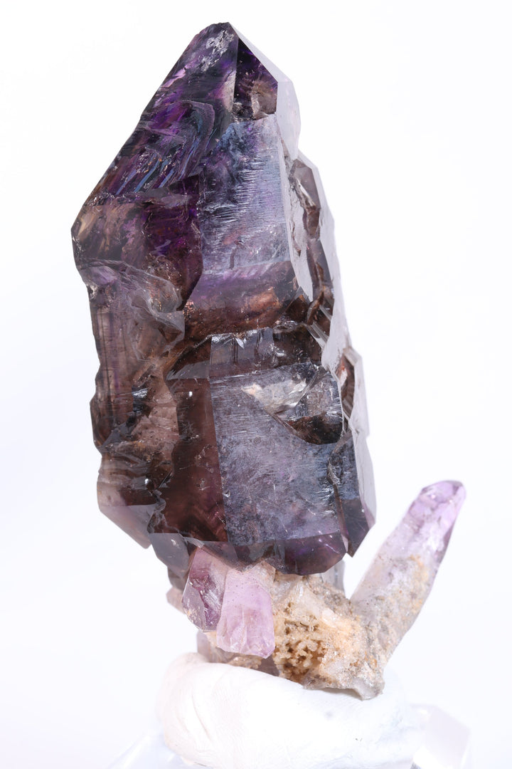 4" Shangaan Amethyst Scepter with Moving Enhydro TU133