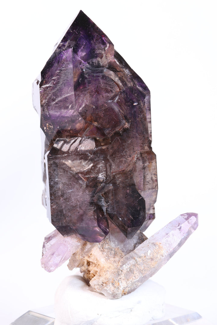 4" Shangaan Amethyst Scepter with Moving Enhydro TU133
