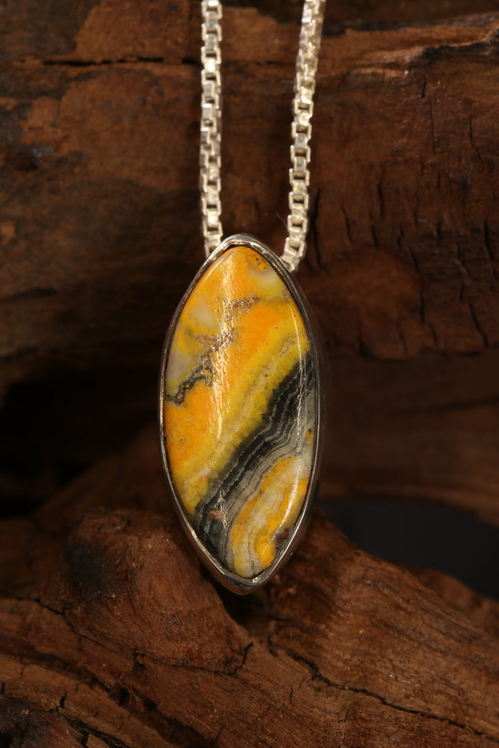 Bumblebee Jasper Pendant DS1919