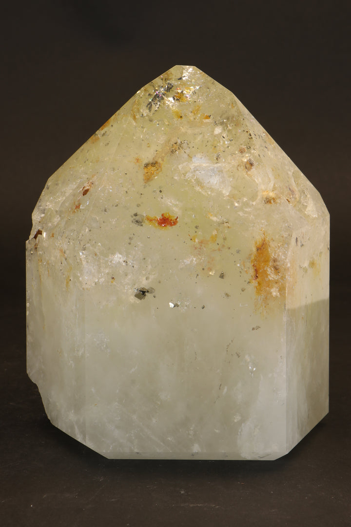 6" Pyrite in Quartz Tower TU2015