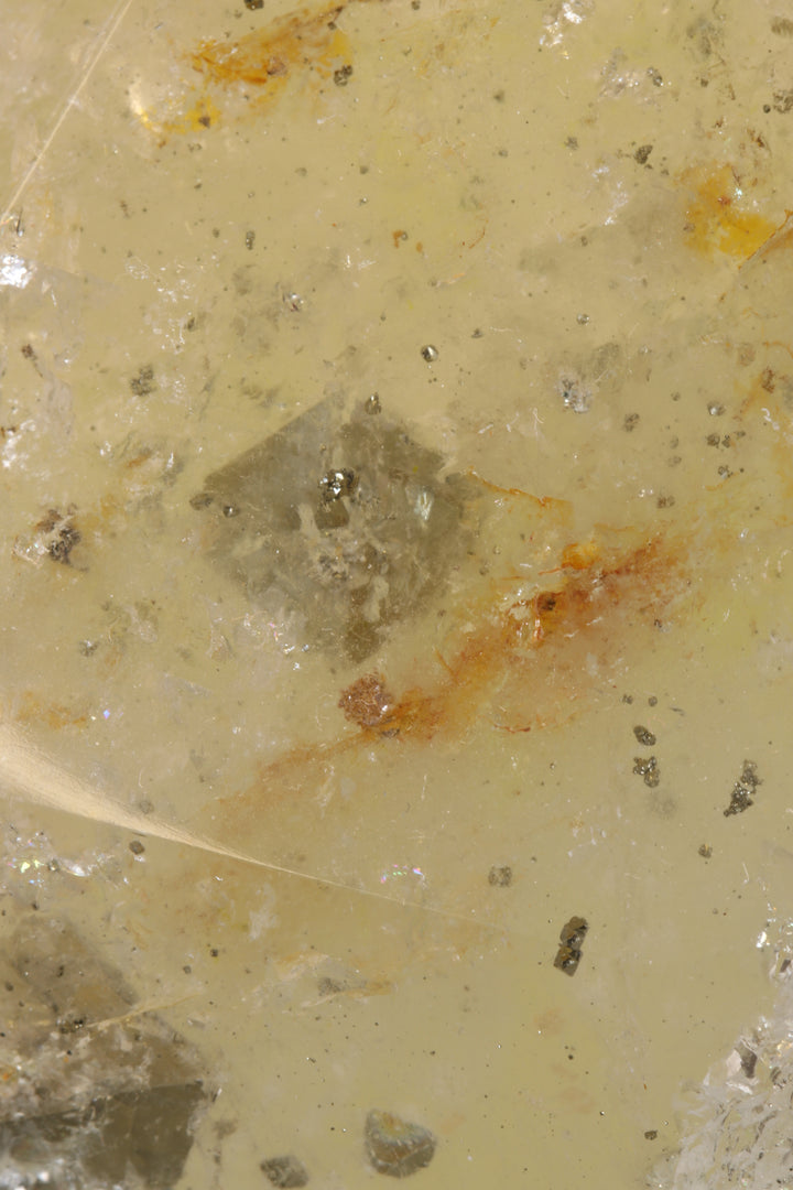 6" Pyrite in Quartz Tower TU2015