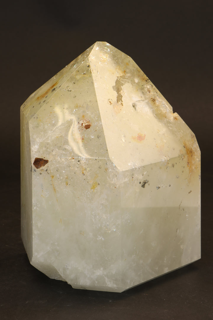 6" Pyrite in Quartz Tower TU2015