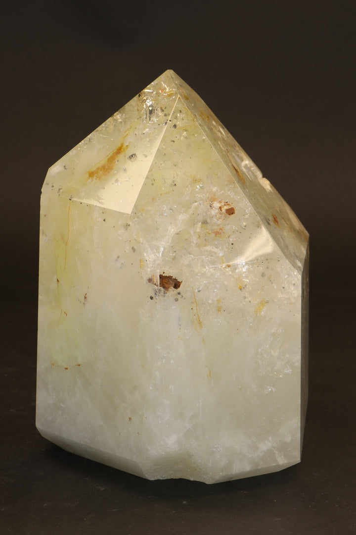 6" Pyrite in Quartz Tower TU2015