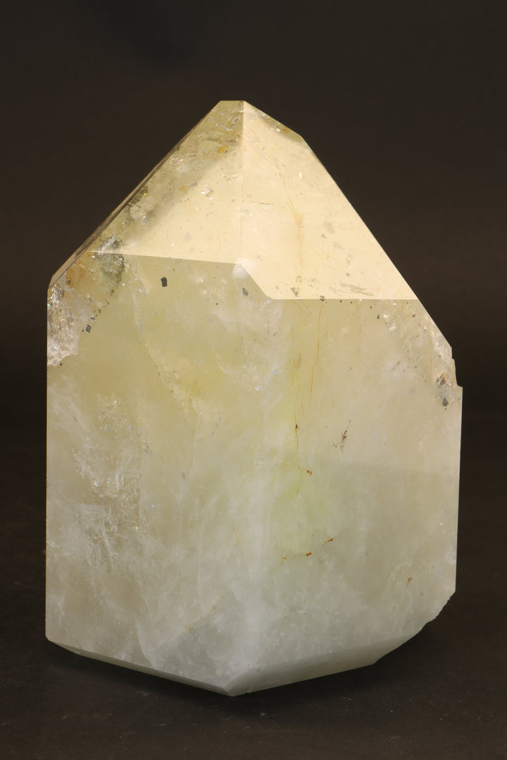 6" Pyrite in Quartz Tower TU2015