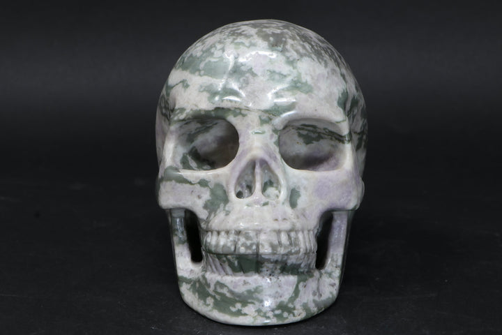 Peace Jasper Skull TU3016