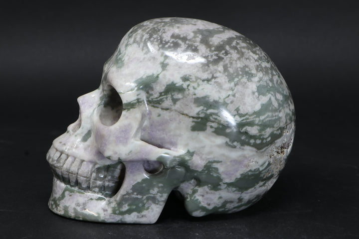 Peace Jasper Skull TU3016