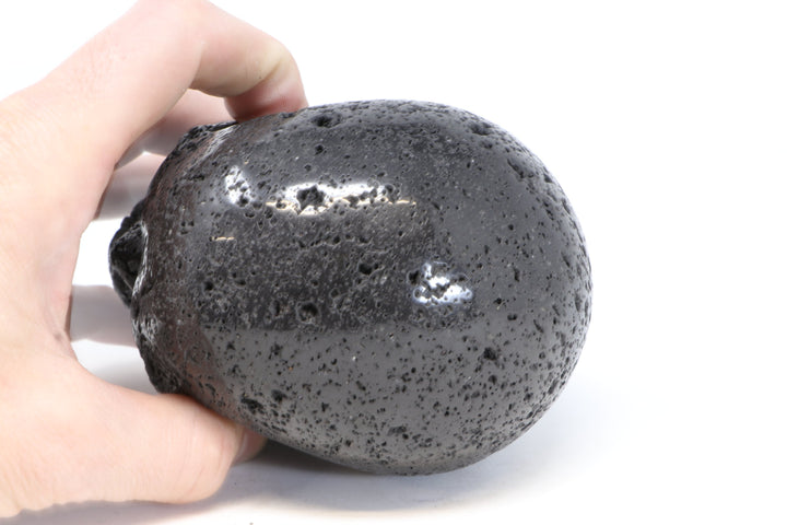 Lava Stone (Scoria) Skull Carving TU3029