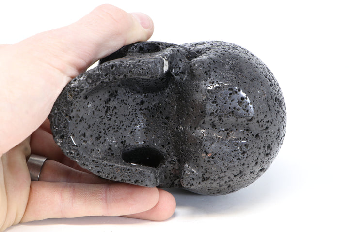 Lava Stone (Scoria) Skull Carving TU3029