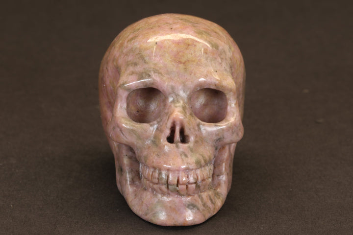 Rhodonite Skull TU352