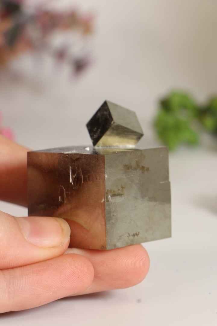 Spanish Pyrite Cube TU468