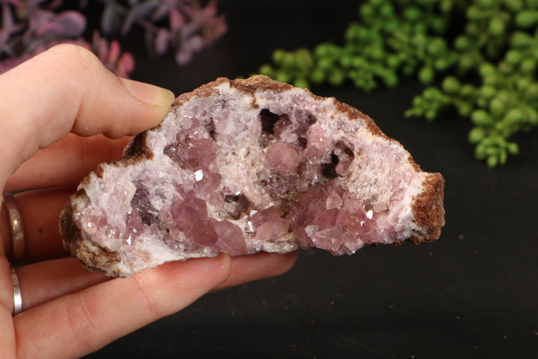Pink Amethyst Geode TU482