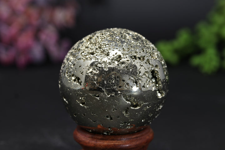 2" Peruvian Pyrite Sphere TV197