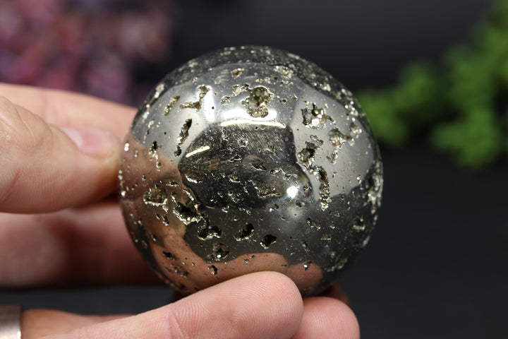 2" Peruvian Pyrite Sphere TV197