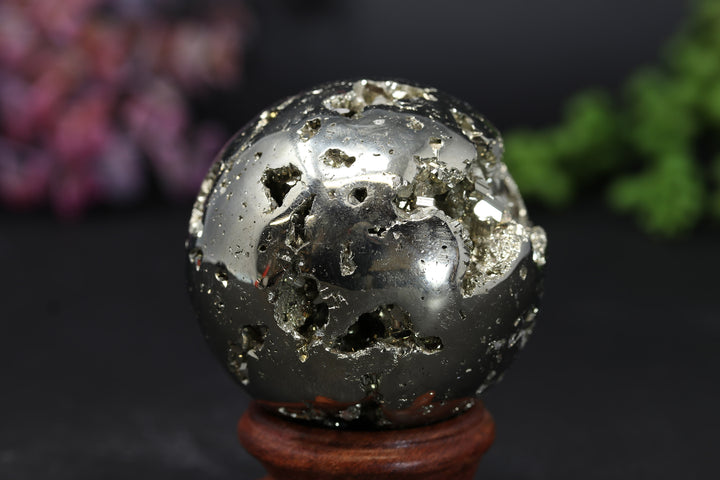 2" Peruvian Pyrite Sphere TV201