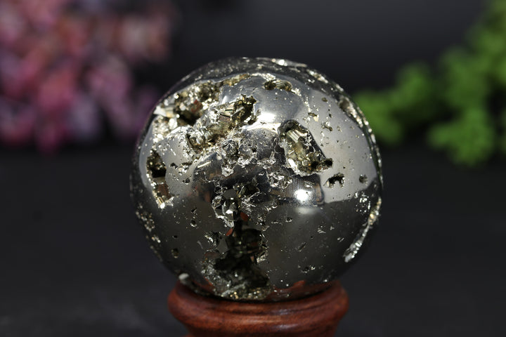 2" Peruvian Pyrite Sphere TV201