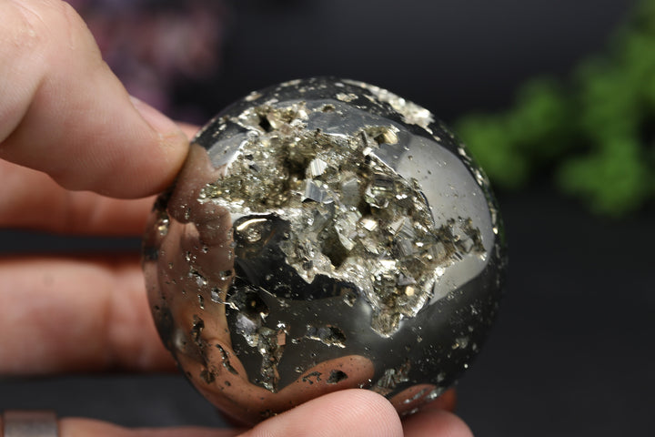 2" Peruvian Pyrite Sphere TV201