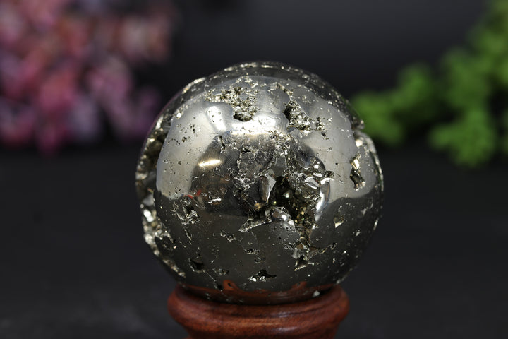 2" Peruvian Pyrite Sphere TV208