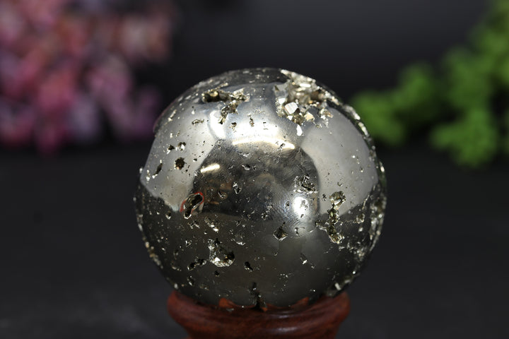 2" Peruvian Pyrite Sphere TV208