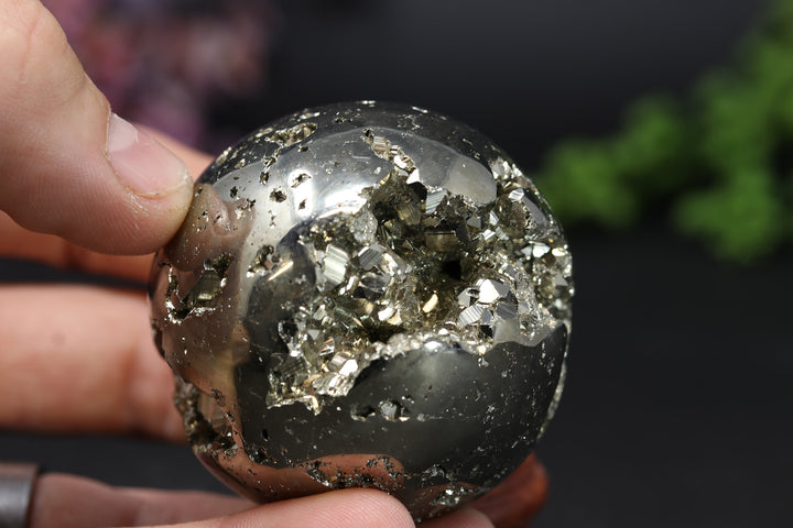 2" Peruvian Pyrite Sphere TV208