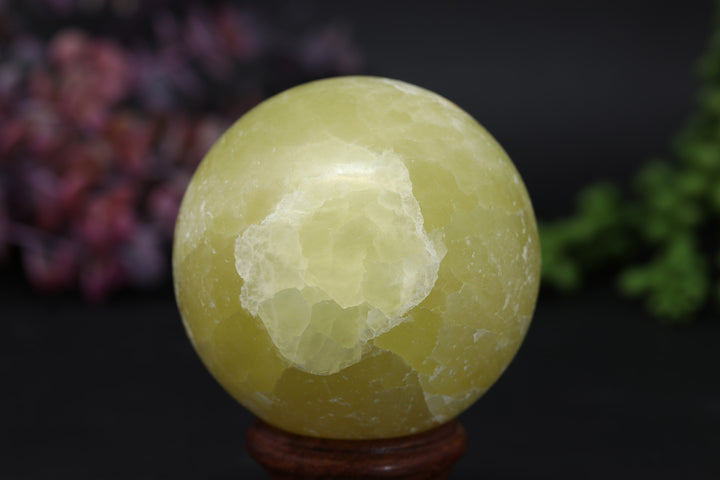 2.5" Pakistan Yellow Calcite Sphere TV32