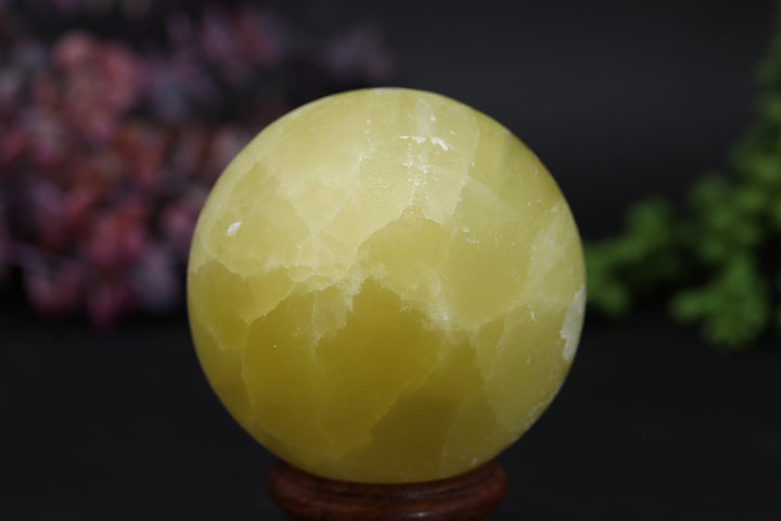 2.5" Pakistan Yellow Calcite Sphere TV32