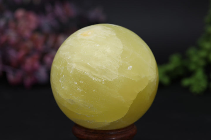 2.5" Pakistan Yellow Calcite Sphere TV32