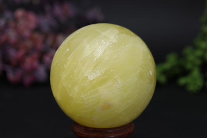 2.5" Pakistan Yellow Calcite Sphere TV32
