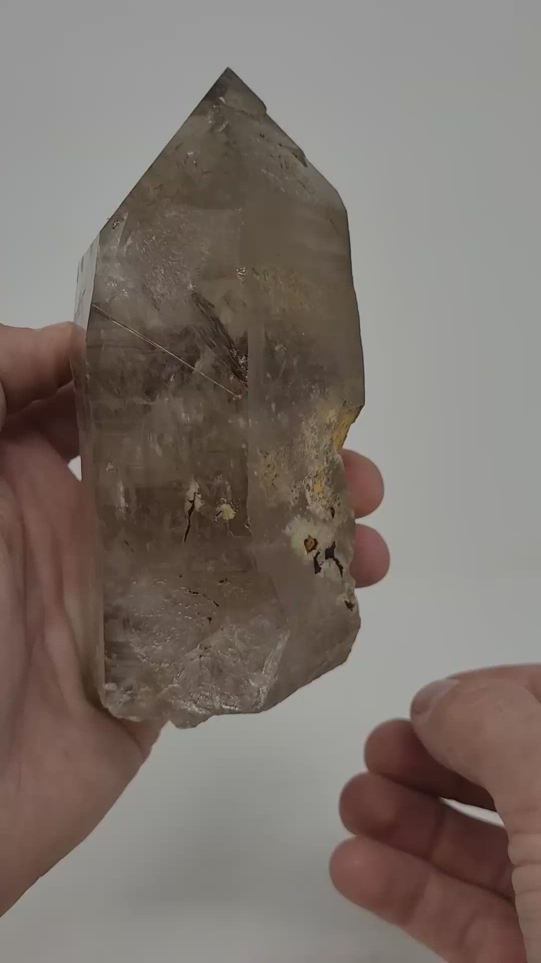 6" Rutile Included Smoky Quartz TV1052